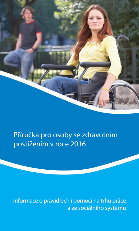 Přebal Příručka pro osoby se zdravotním postižením v roce 2016